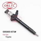 Inyector 095000 de las piezas del motor de automóvil de ORLTL 0950006730 6730 095000-6730 para Toyota