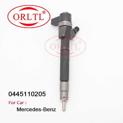 El inyector común 0445 del carril 0445110105 diesel de 110 105 piezas del motor equipa con inyector 0 445 110 105 para Mercedes Benz A6110701487