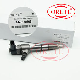 Lnjection común del carril de la inyección de carburante 0445110669 de ORLTL 0 445 110 669 inyectores diesel 0445 110 669 para JENS 1100200FA040