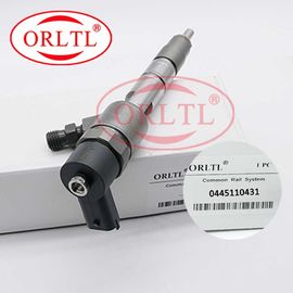 El arma de espray común del carril de los inyectores 0445110431 del gasoil de ORLTL equipa con inyector 0 inyecciones de carburante 445 110 431 0445 110 431 para JAC