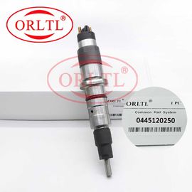 Inyección diesel 0 del inyector 0445120250 comunes del carril de ORLTL 445 120 asamblea de boca de 250 inyectores 0445 120 250 para Yuchai