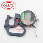 El inyector de ORLTL 0.001m m calza micrómetro del grueso del indicador digital de la herramienta de la medida del grueso para calibrar las herramientas diesel del inyector