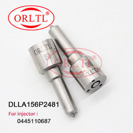 Boca diesel DLLA 156 P 2481 del inyector de la boca de espray de la niebla 156P2481 de ORLTL 0433172481 DLLA156P2481 para 0445110687 0445110686