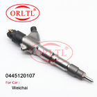 ORLTL 0 inyector 0 del motor diesel 445 120 107 inyector común 0445120107 del carril de 445 120 107 Bosch para Weichai