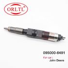 Inyección 095000 del motor diesel de ORLTL RE524382 095000-6491 inyector 0950006491 de 6491 bombas para John Deere