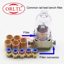 Las piezas especiales de la taza del filtro del carril de ORLTL del banco de pruebas común del inyector filtran el filtro incorporado 5 PCS/Bag