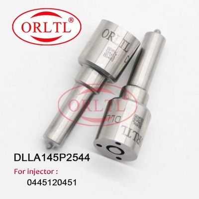La pieza del inyector de la boca de espray de combustible DLLA145P2544 de ORLTL 0433172544 DLLA 145P2544 equipa con inyector DLLA 145 P 2544 para 0445120451/443