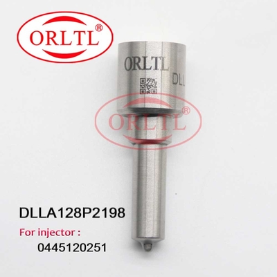 Boca diesel DLLA 128P2198 del inyector de combustible de la boca DLLA 128 P 2198 de la bomba DLLA128P2198 de ORLTL 0433172198 para 0445120251