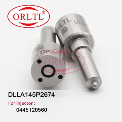 Bocas diesel DLLA145P2674 0433172674 de las piezas del inyector de la boca DLLA 145P2674 de la bomba de ORLTL DLLA 145 P 2674 para 0445120560