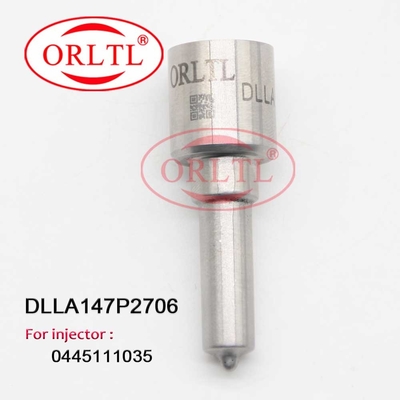 Boca DLLA 147 P 2706 Jet Spray Nozzle DLLA147P2706 de la inyección de carburante de ORLTL DLLA 147P2706 0433172706 para 0445111035