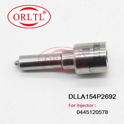 Boca común DLLA 154P2692 del carril de la boca DLLA 154 P 2692 diesel del inyector DLLA154P2692 de ORLTL 0433172692 para 0445120578