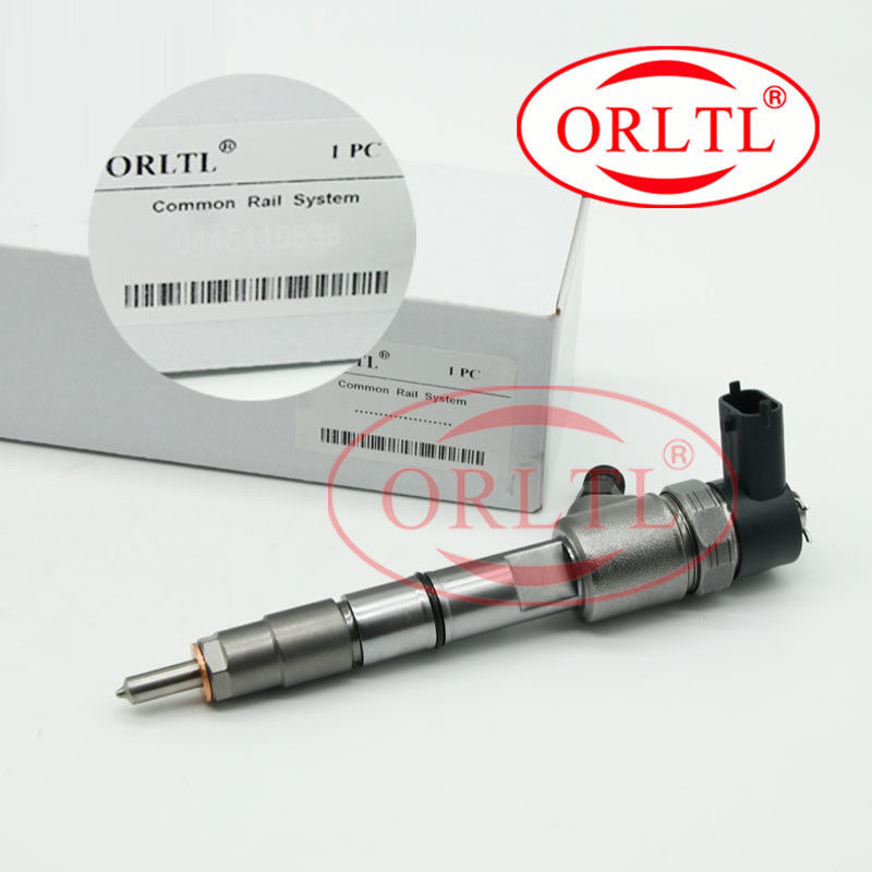 Montaje diesel 0 del inyector de la boca 0445110533 comunes del arma de espray del carril de ORLTL boca 0445 de la inyección de carburante 445 110 533 110 533
