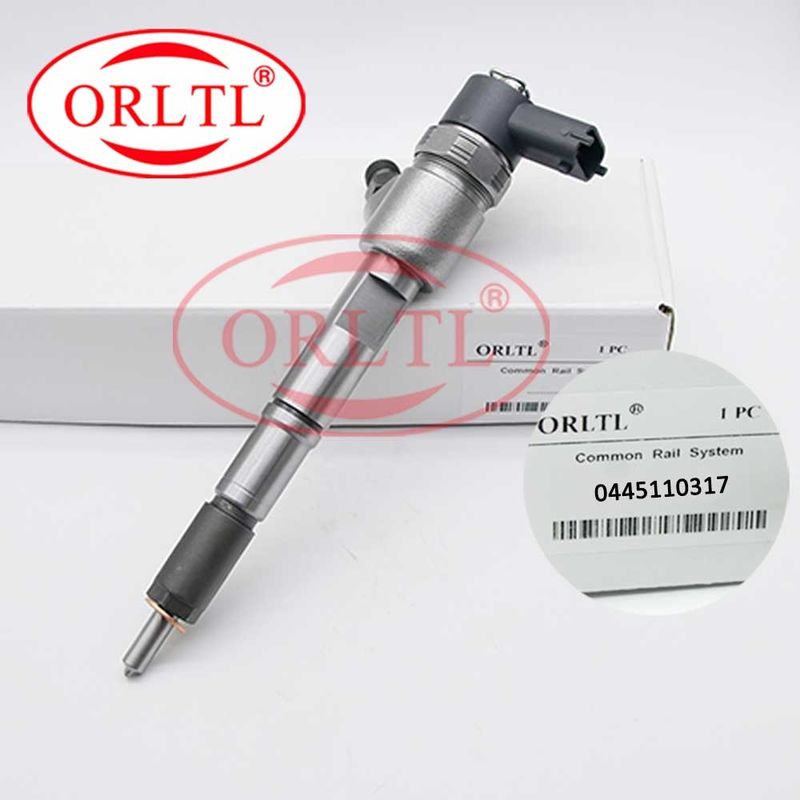 Montaje auto 0 del inyector de combustible de la inyección 0445110317 del motor diesel de ORLTL 1112010 inyector 0445 de 445 110 317 recambios 110 317