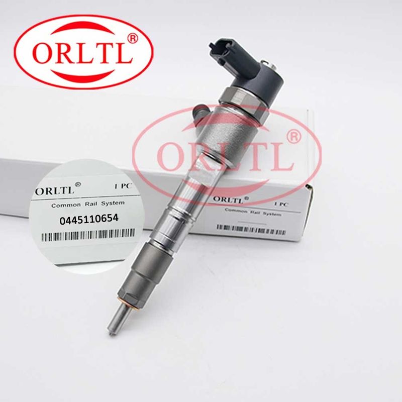 El lnjection común del carril de ORLTL fijó 0445110654 inyectores de carburante diesel electrónicos 0 445 110 el montaje 0445 de 654 inyectores 110 654