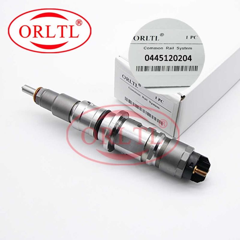 Inyección común 0 del carril del inyector 0445120204 diesel de los recambios de ORLTL 4981077 445 120 montaje 0445 de 204 inyectores 120 204