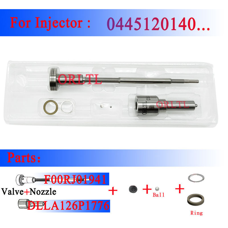 Válvula de aguja del ángulo de la boca del inyector de la boca DLLA126P1776 (0433172083) del motor de ORLTL F00RJ01941 para Bosch 0445120140