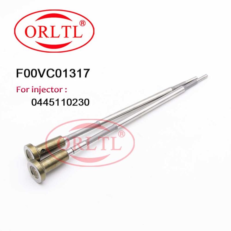 Válvula del inyector de combustible de la válvula de aguja del ángulo de ORLTL F00VC01317 F00V C01 317 F 00V C01 317 para Bosch 0445110230 0445110150