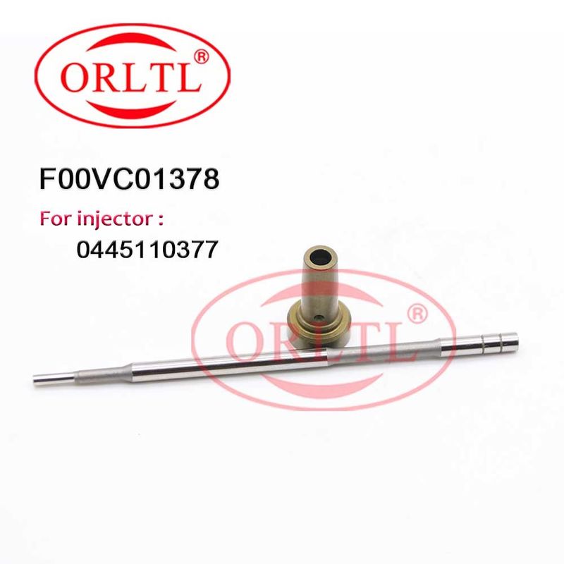 Válvula de aguja común del ángulo de la válvula F00V C01 378 F 00V C01 378 del carril F00VC01378 para el inyector diesel 0445110377 de Bosch