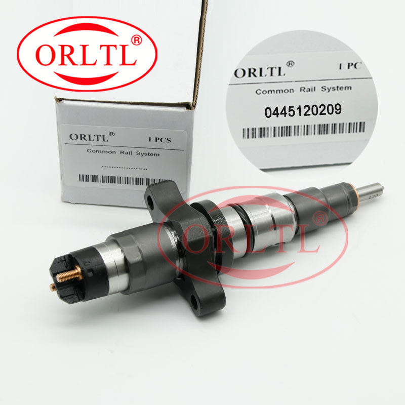 La inyección de carburante de acero inoxidable del auto del inyector 0445120209 de ORLTL 0 bocas de 445 120 209 inyectores del motor fijó 0445 120 209