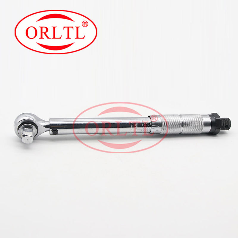 Las herramientas diesel de la reparación del inyector del carril común de ORLTL montan la llave de esfuerzo de torsión manual 5-25NM de las herramientas 1/4 6m m del desmontaje