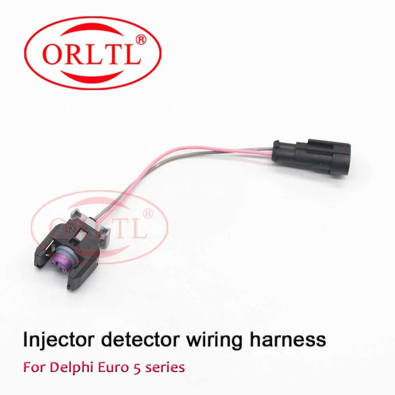 Haz de cables común del detector de los inyectores del cable de conexión del inyector del carril de ORLTL para Delphi Euro 5 series