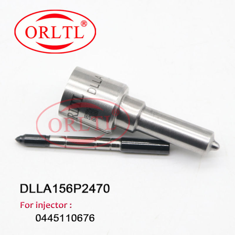 Boca diesel DLLA156P2470 del aceite de Jet Nozzle DLLA 156 P 2470 del espray de ORLTL 0433172470 DLLA 156P2470 para 0445110676